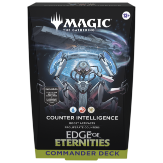 Magic: The Gathering MTG Edge of Eternities Counter Intelligence Commander Deck