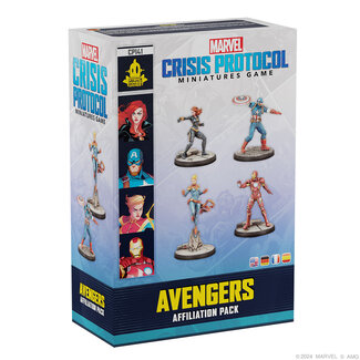 Atomic Mass Games Marvel: Crisis Protocol - Avengers Affiliation Pack