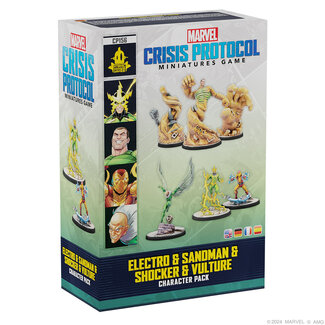 Atomic Mass Games Marvel: Crisis Protocol - Electro, Sandman, Shocker, & Vulture
