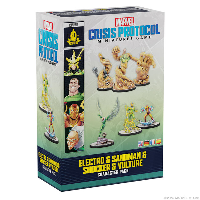Marvel: Crisis Protocol - Electro, Sandman, Shocker, & Vulture