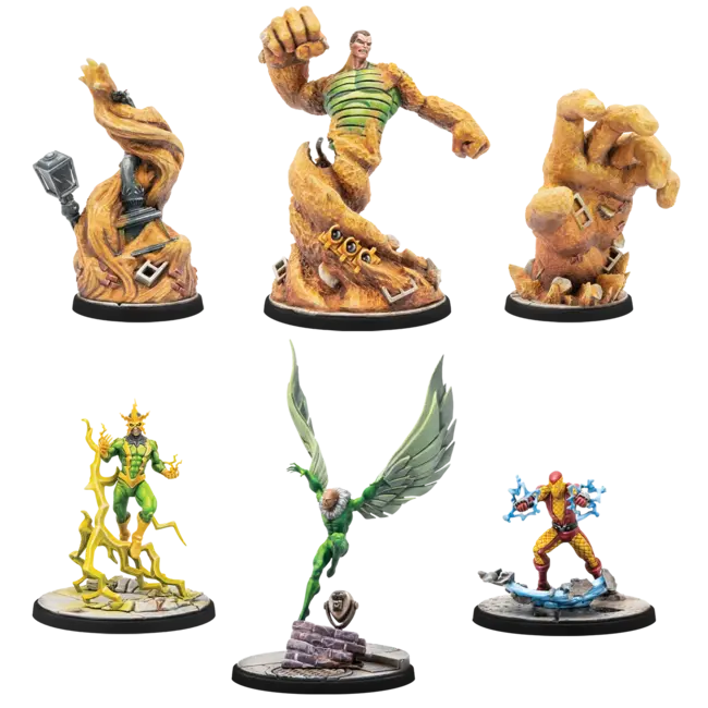 Marvel: Crisis Protocol - Electro, Sandman, Shocker, & Vulture