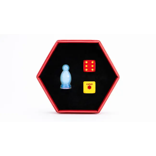 Catan Robber & Dice Set - Opalite