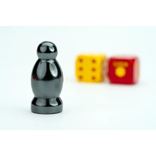 Catan Robber & Dice Set - Hematite