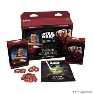 Fantasy Flight Games Star Wars Unlimited: Twilight of the Republic Two-Player Starter Set