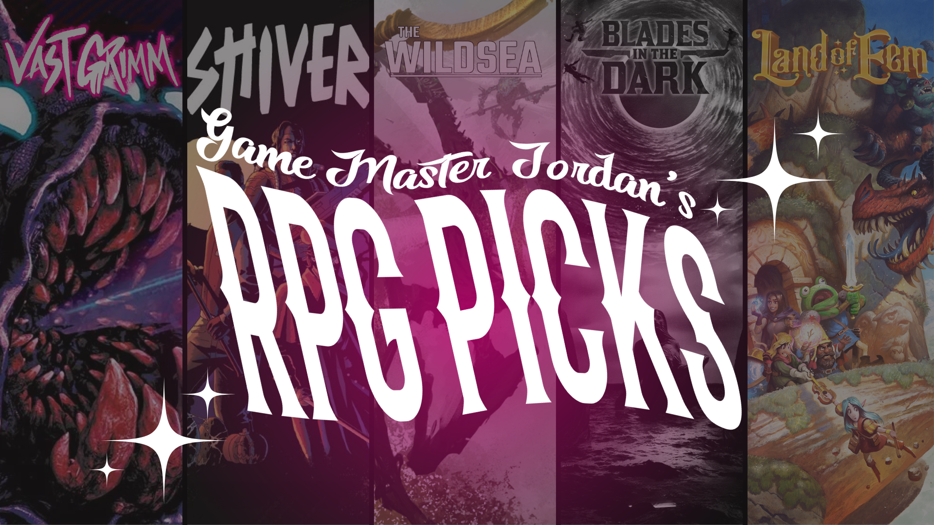 Explore New Worlds with Game Master Jordan's RPG Picks!