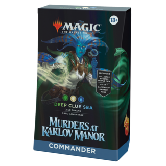 Wizards of the Coast MTG Murders at Karlov Manor Deep Clue Sea Commander Deck