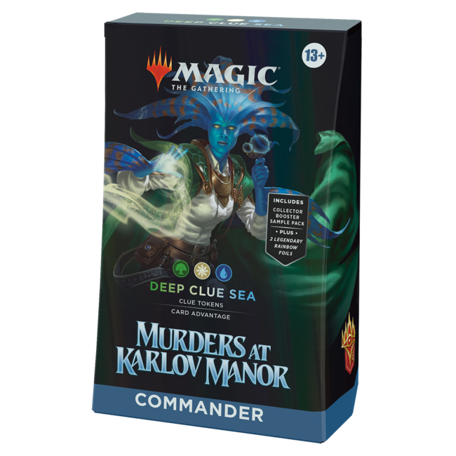 MTG Murders at Karlov Manor Deep Clue Sea Commander Deck