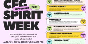 Cape Fear Games Spirit Week - September 6th-12th