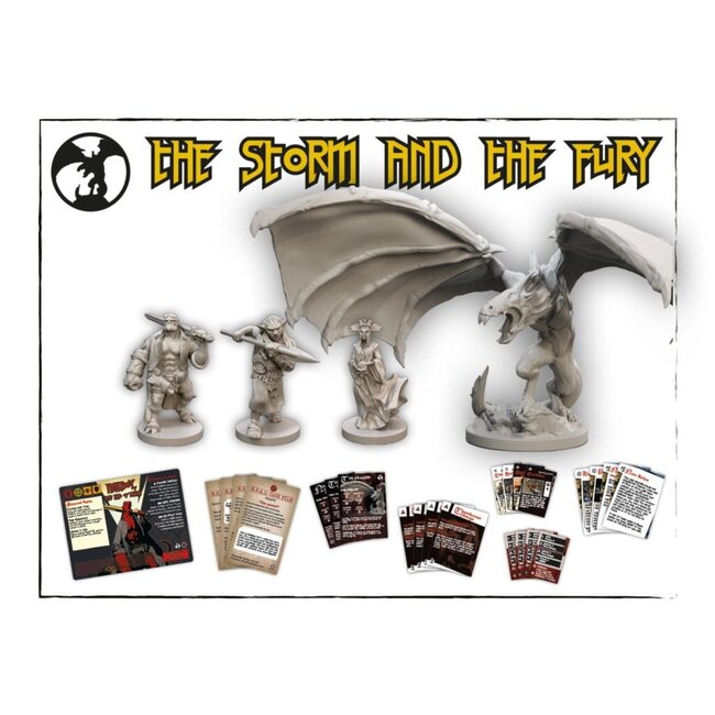 Hellboy: The Board Game Kickstarter Expansion and Dice Game