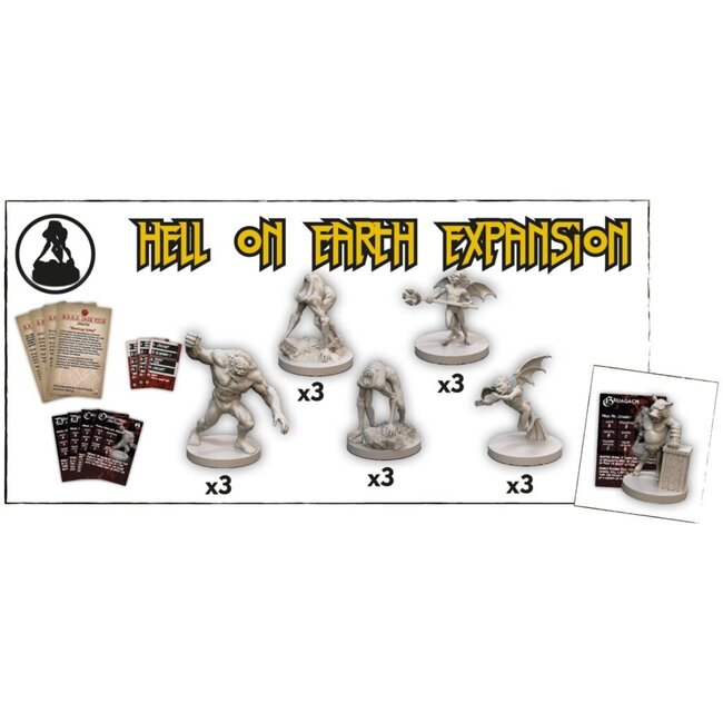 Hellboy: The Board Game Kickstarter Expansion and Dice Game