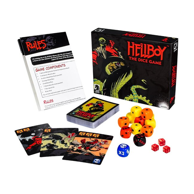 Hellboy: The Board Game Kickstarter Expansion and Dice Game