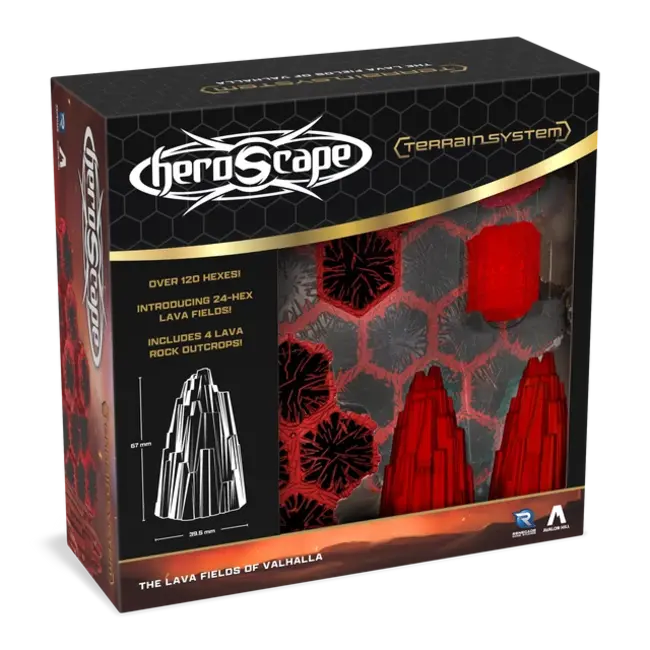 Heroscape The Lava Fields of Valhalla Terrain