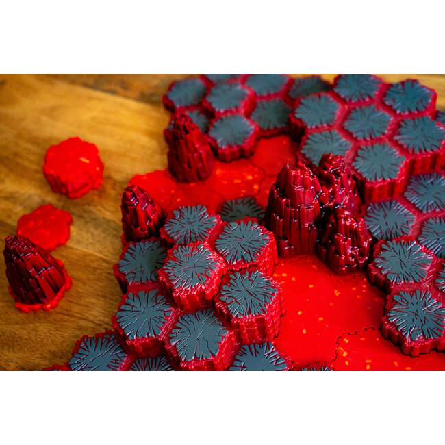 Heroscape The Lava Fields of Valhalla Terrain