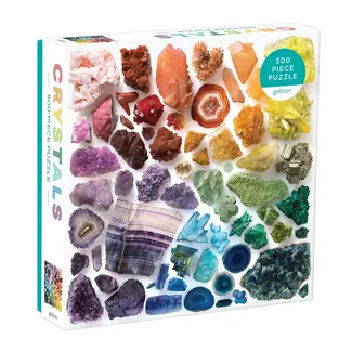 Chronicle Books Rainbow Crystals 500 pc Puzzle