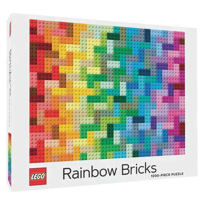 Lego Rainbow Bricks 1000 Piece Puzzle