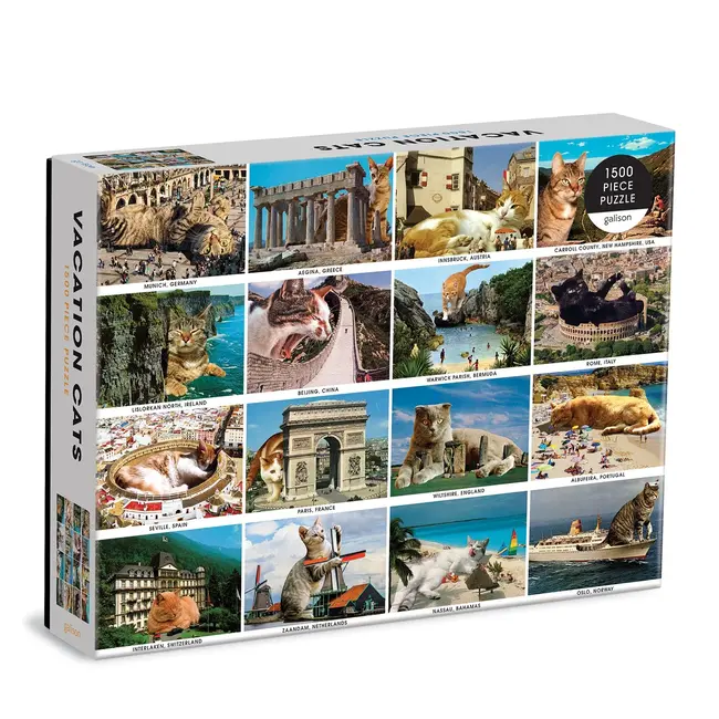 Vacation Cats 1500 pc Puzzle