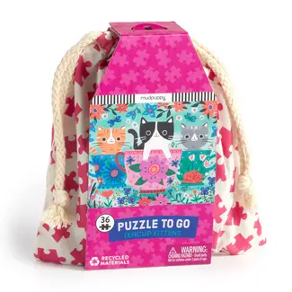 Chronicle Books 36 pc Teacup Kittens to go Puzzle