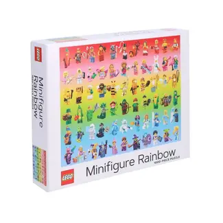 Lego Minifigure Rainbow 1000 Piece Puzzle