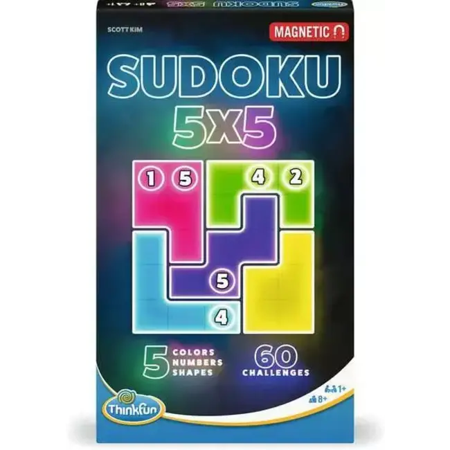 Sudoku 5x5 Magnetic Travel Puzzle