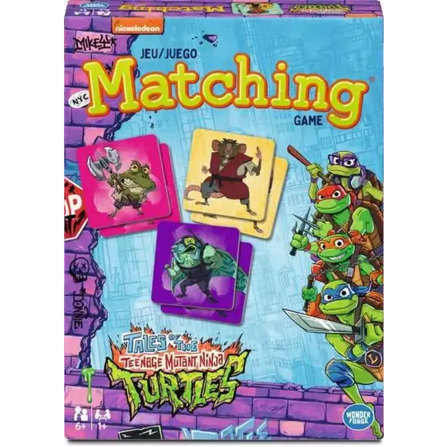 TMNT Teenage Mutant Ninja Turtles Matching Game