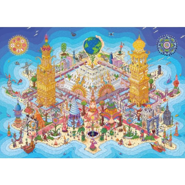 Land of Rutopia, 1000-pc Velvet-Touch Puzzle