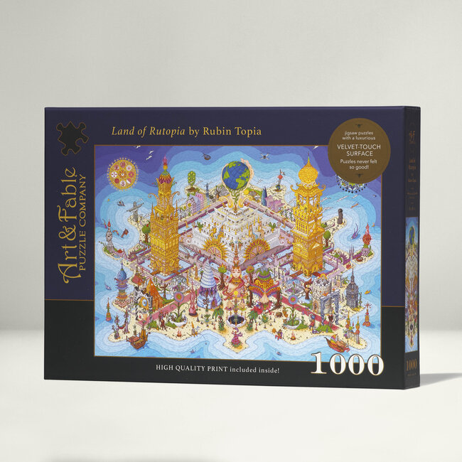 Land of Rutopia, 1000-pc Velvet-Touch Puzzle