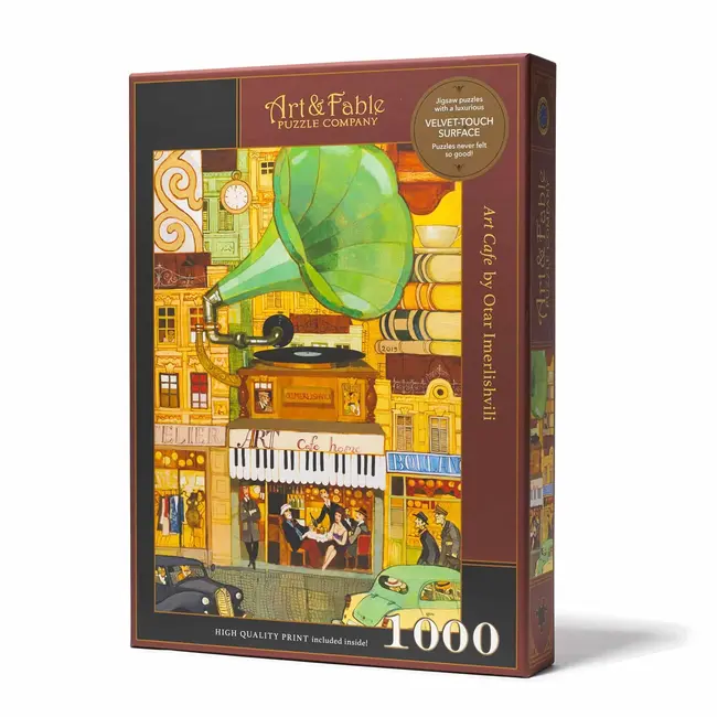 Art Cafe 1000-pc Velvet-Touch Jigsaw Puzzle