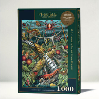 Art and Fable Puzzle Company Orb Weavers 1000-pc Velvet-Touch Jigsaw Puzzle
