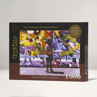 Art and Fable Puzzle Company The Connoisseur 1000-pc Velvet-Touch Jigsaw Puzzle