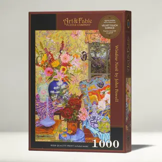 Art and Fable Puzzle Company Window Nook 1000-pc Velvet-Touch Jigsaw Puzzle