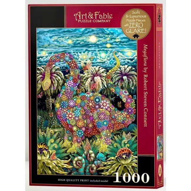 Megaflora 1000-pc Velvet-Touch Jigsaw Puzzle