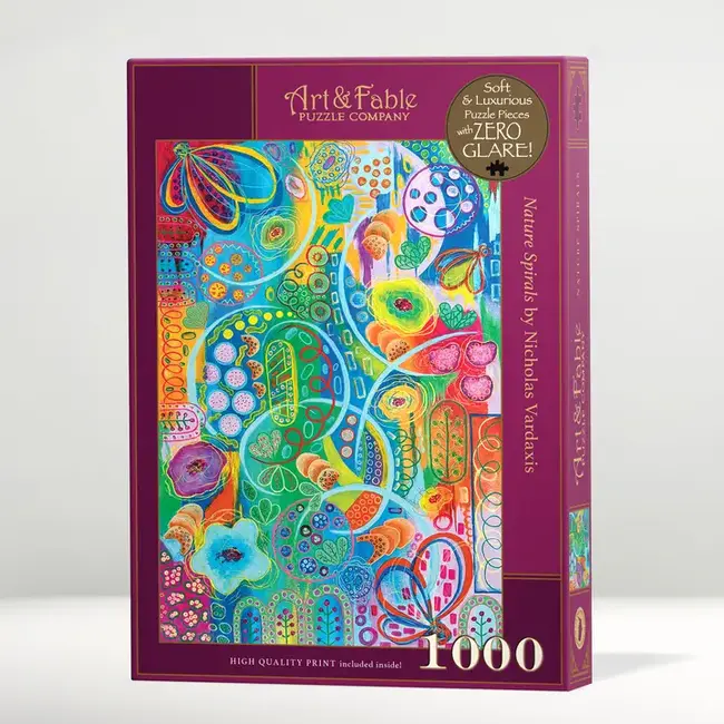 Nature Spirals 1000-pc Velvet-Touch Jigsaw Puzzle