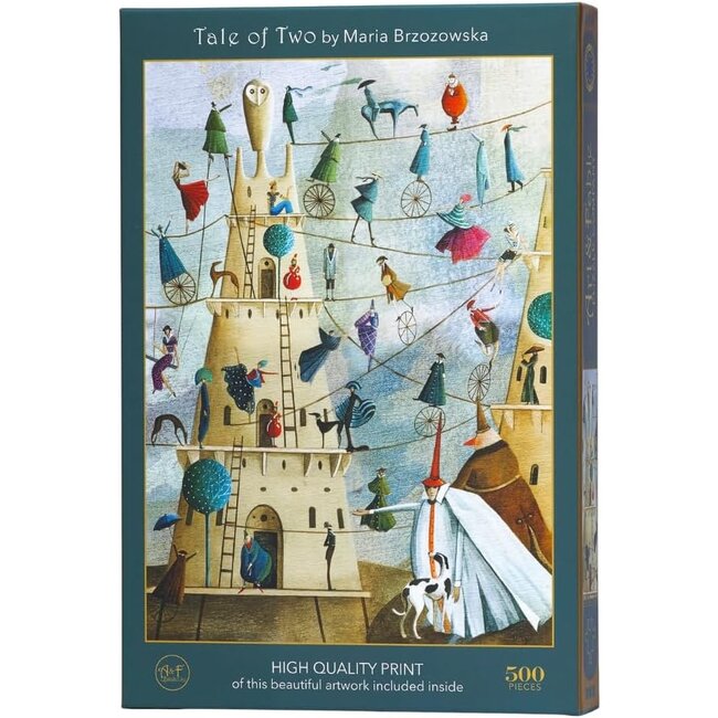 Tale of Two 500-Piece Velvet-Touch Jigsaw Puzzle