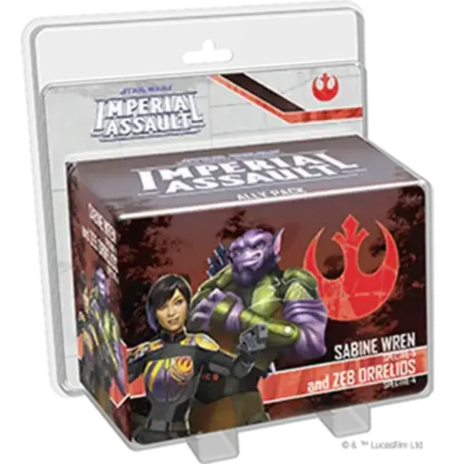 Star Wars Imperial Assault: Sabine Wren and Zeb Orrelios Ally Pack