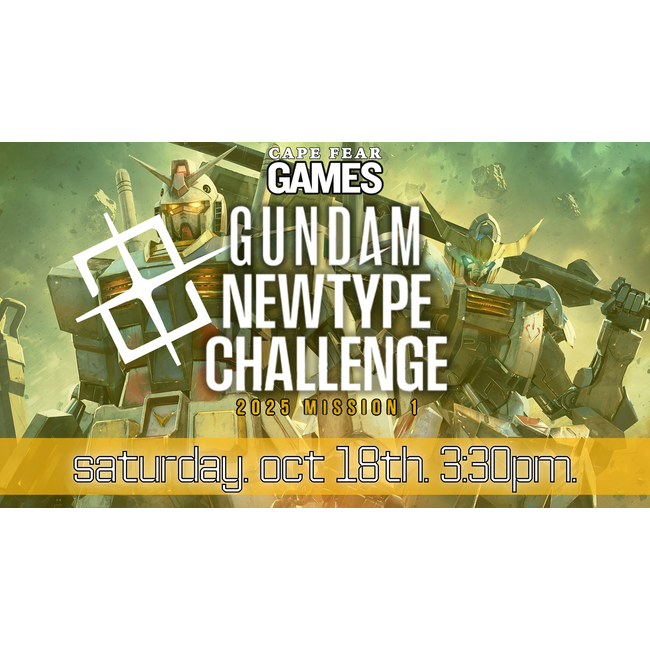 10/18 - COMING SOON! Gundam Newtype Challenge