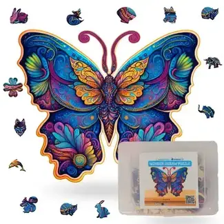 Charming Butterfly Wooden Puzzle - Large