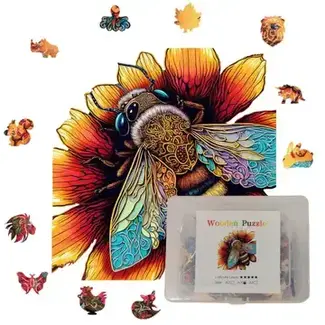 Amazing Bee Wooden Puzzle - Large