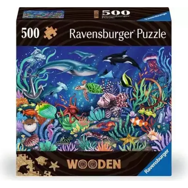 Wooden: Under the Sea 500pc Puzzle
