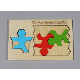 Palmetto Puzzle Works 3 Men Specialty Puzzle