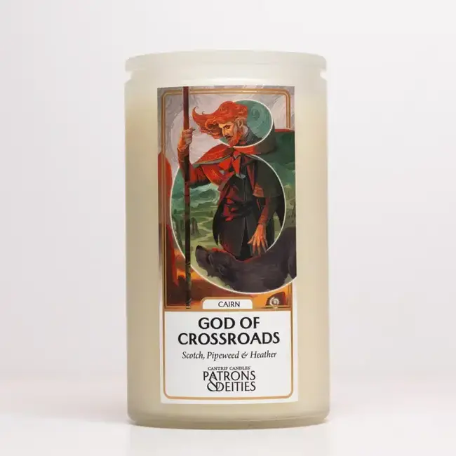 16 oz. Cantrip Candle - Cairn, God of Crossroads