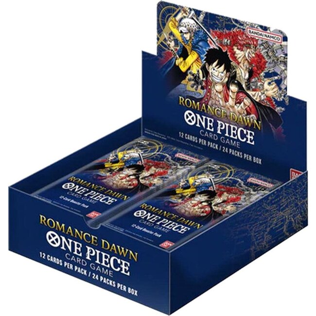 One Piece TCG: Romance Dawn Booster Display [24ct] [Wave 1-Blue] - BOX ONLY