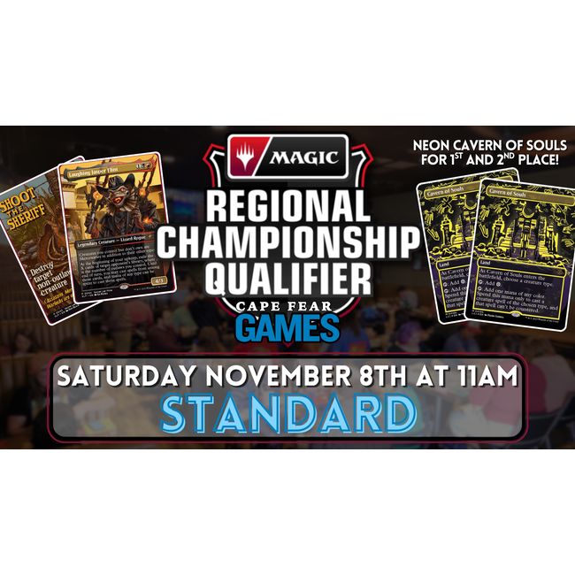 11/8 - COMING SOON! MTG Standard RCQ