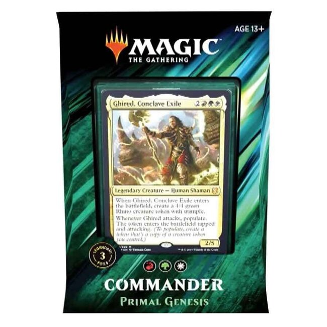 MTG Commander 2019 Primal Genesis