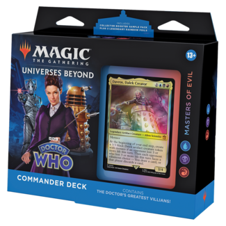 Wizards of the Coast MTG Doctor Who Masters of Evil Commander Deck