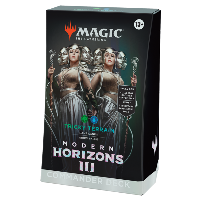 MTG Modern Horizons 3 Tricky Terrain Commander Deck