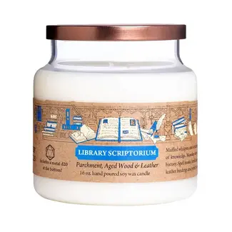 Cantrip Candles Library Scriptorium - 16 oz. Cantrip Candle
