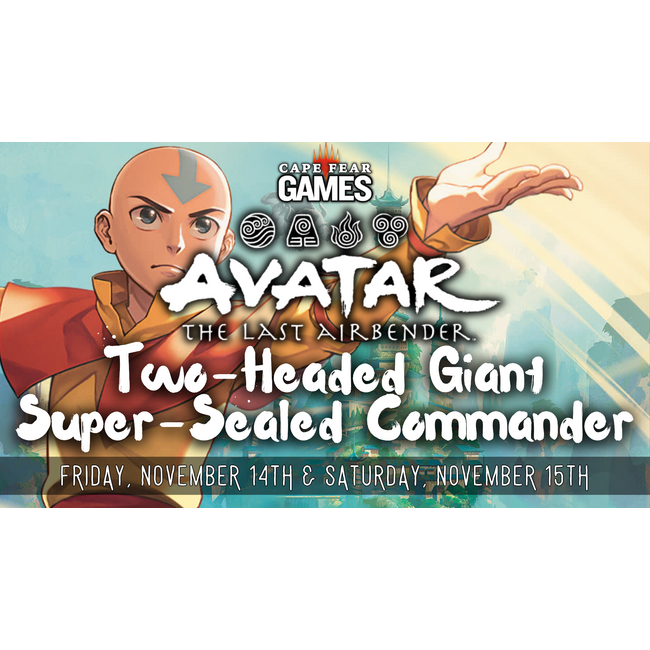 11/14 & 11/15 - NOW LIVE! MTG Avatar: 2HG Super-Sealed Commander
