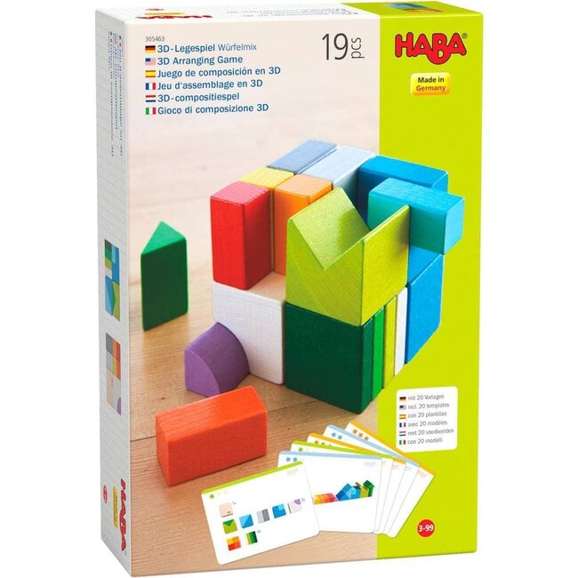 Chromatix 3D Wooden Blocks - Colorful STEM Creative Playset
