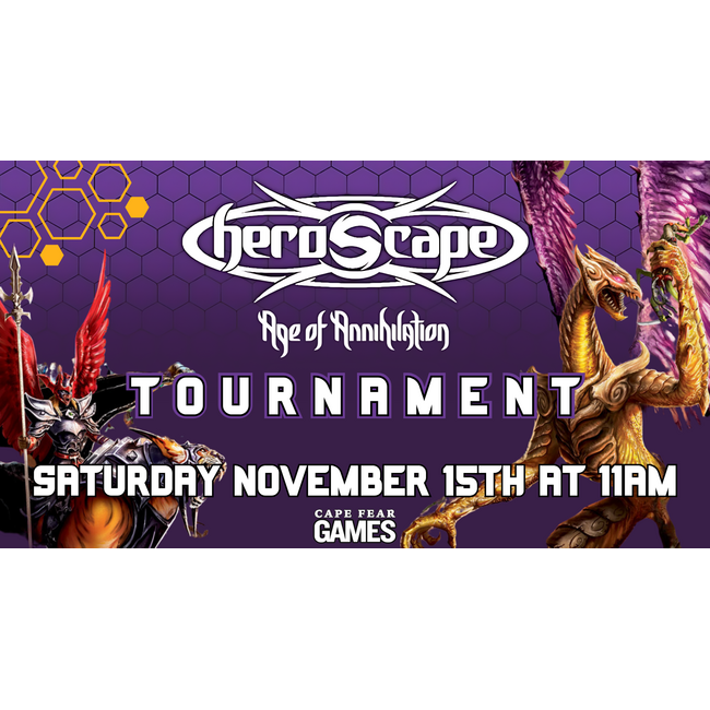 11/15 -  NOW LIVE! Heroscape Tournament