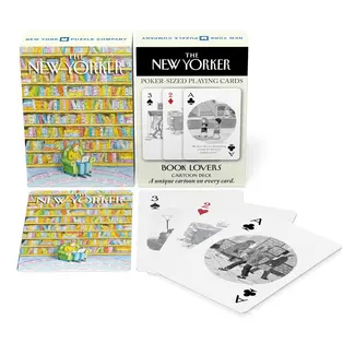 Book Lover Cartoons Playing Cards Standard Deck